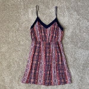 Forever 21 Multicolored Spaghetti Strap Dress